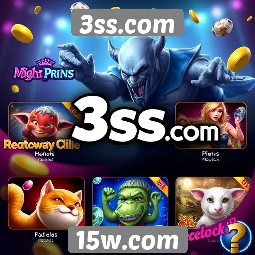 Características dos jogos disponíveis no site 3ss.com