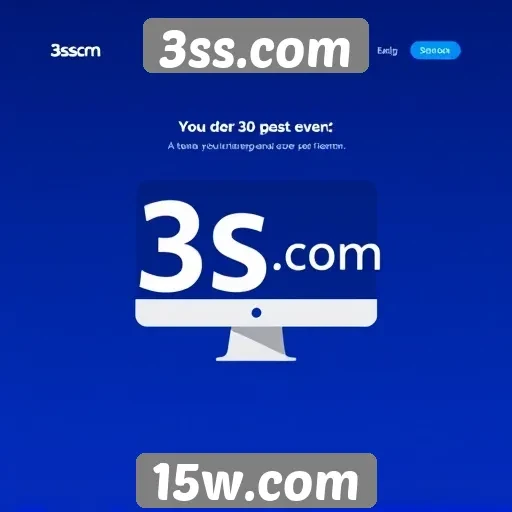 Interface do usuário do 3ss.com oferece experiência intuitiva